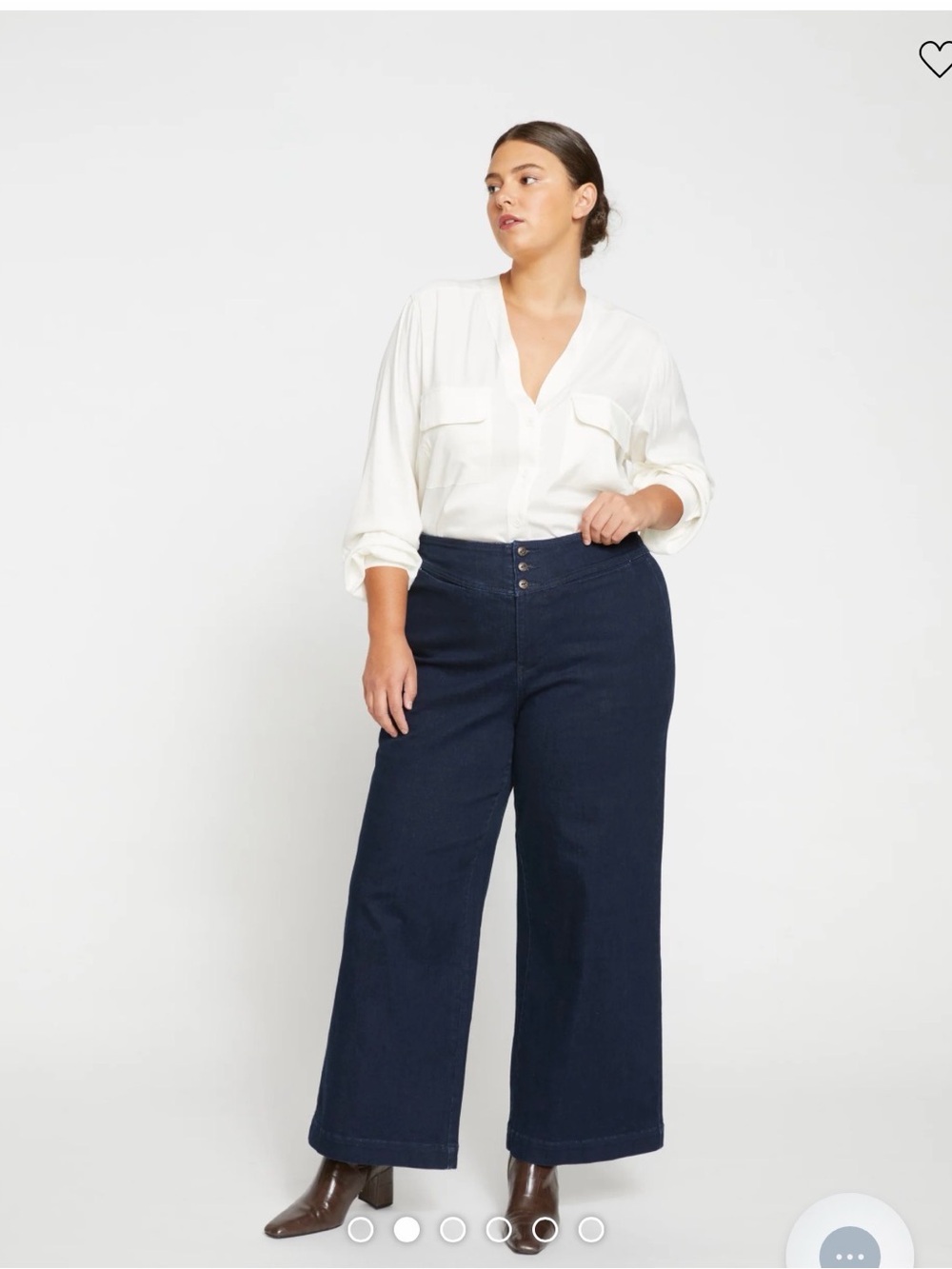 Universal Standard 2 for 1 Charlie High Rise Sailor Jeans